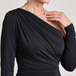 Liawyn | One Shoulder Ruched Maxi Dress