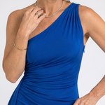 Talsette | One Shoulder High Side Slit Maxi Dress
