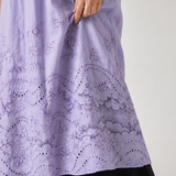 Clasette | Embroidered Hem Everyday Pocket Midi Dress