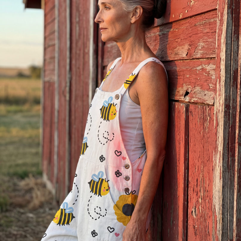 Romimarie | Bee Flower Jumpsuit