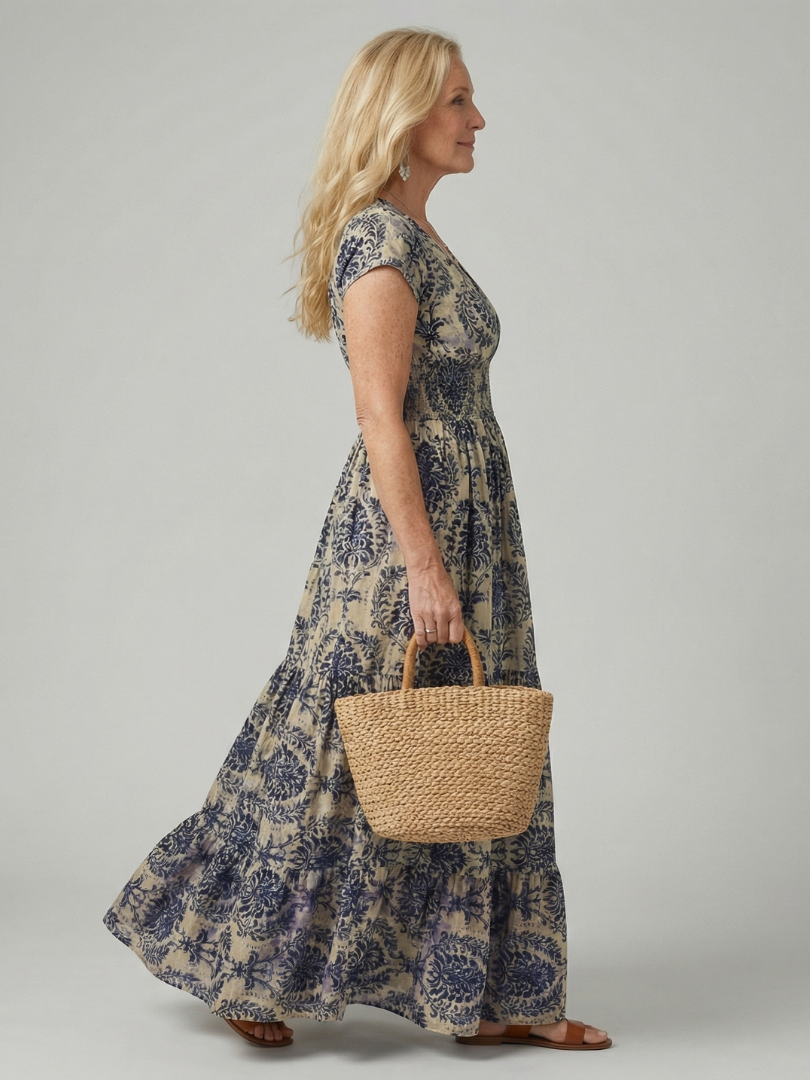Sennalette | Printed Flow Maxi Dress