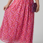 Mirawynne | Short Sleeve Ditsy Floral Print Midi Dress