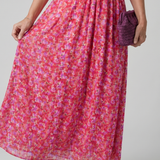 Mirawynne | Short Sleeve Ditsy Floral Print Midi Dress