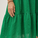 Milrina | One Shoulder Bow Detail Knee Length Dress