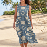 Liandra | Shoreline Floral Midi Dress
