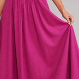 Casrina | Pleated V Neck Midi Dress