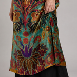 Belrose | Ornate Bohemian Print Loose Fit Midi Dress