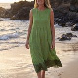Tamsinda | Garden Texture Midi Dress