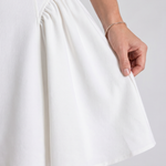 Milrose | Sleeveless Structured Flared Skirt Mini Dress