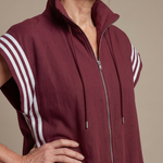 Mirania | Zip Front Stripe Panel Jumpsuit