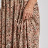 Daline | Vintage Front Three Quarter Sleeve Midi Dress