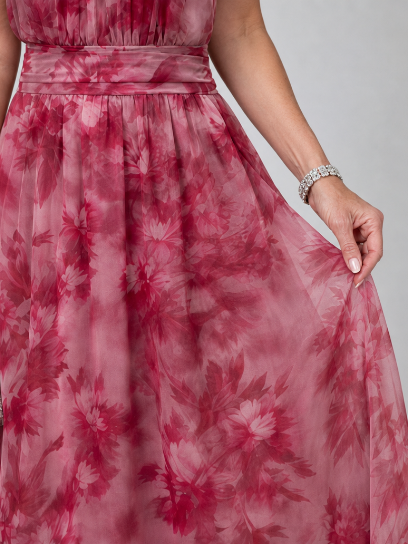 Corla | Soft Halter Neck Midi Dress