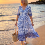 Noralyn | Porcelain Midi Dress