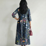 Nilania | Easy Gather Floral Midi Dress