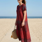 Velney | Relaxed Line Midi Dress