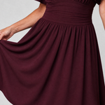 Corada | Flutter Sleeve V Neck Mini Dress