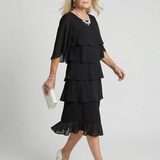 Odavia | Layered Tier Midi Dress
