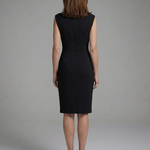 Wilina | Sleeveless Keyhole Ruched Midi Dress