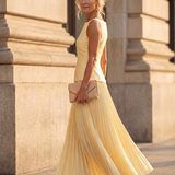 Thealia | Structured Bodice Pleated Skirt Set