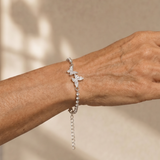 Sabine | Butterfly Crystal Tennis Bracelet