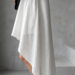 Talnia | Sleeveless High Low Flowing Shape Midi Dress