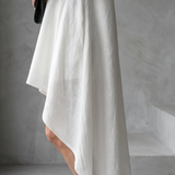 Talnia | Sleeveless High Low Flowing Shape Midi Dress