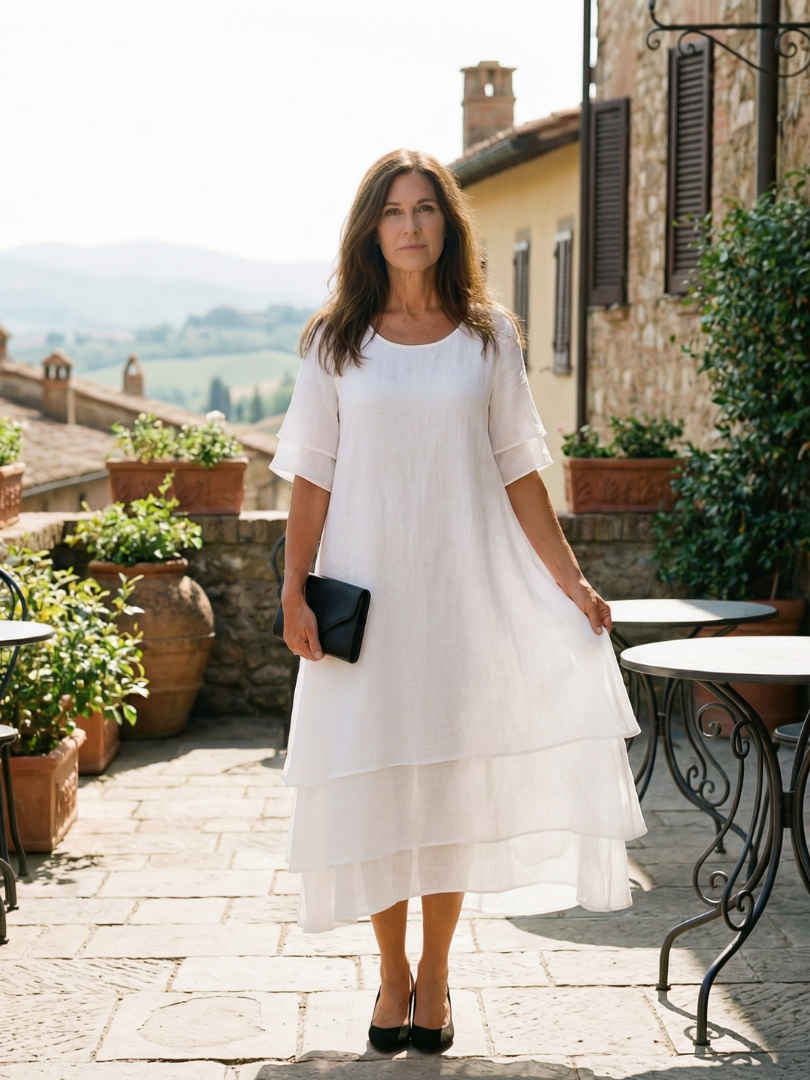 Soletta | Soft Layered Dress
