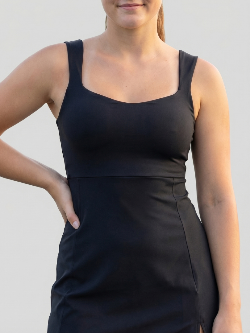 Prulyn | Square Neck Tennis Dress