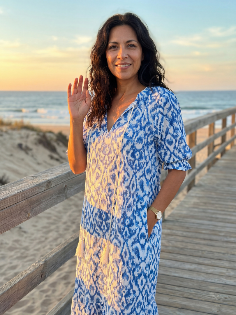 Faesia | Coastal Midi Dress