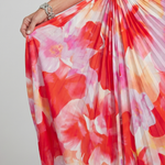 Sabette | One Shoulder Pleated Bodice Midi Dress