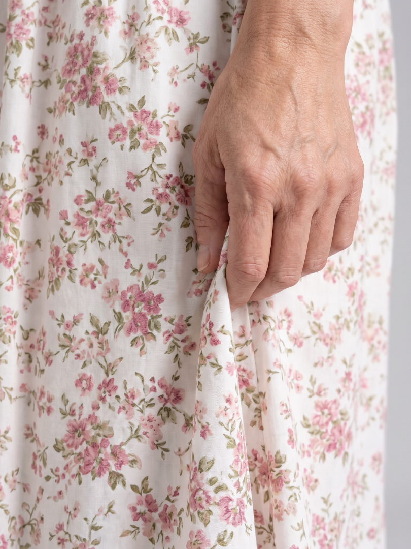 Dalrose | Sleeveless Floral V Neck Midi Dress