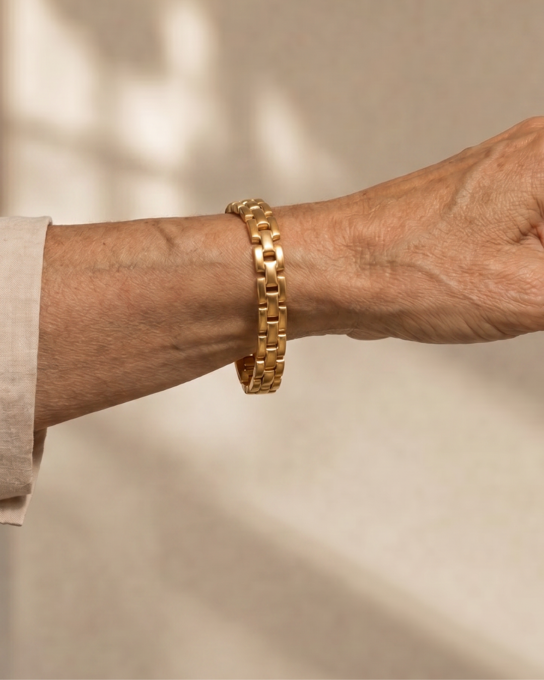 Zarmarie | Double Row Link Chain Bracelet