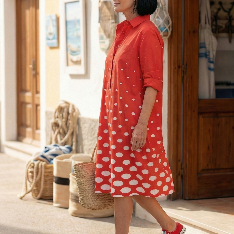 Tovathea | Bright Day Dot Dress