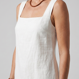 Zara | Square Neck Clean Silhouette Mini Dress