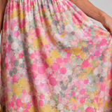 Dalnia | Printed Half Sleeve Midi Dress