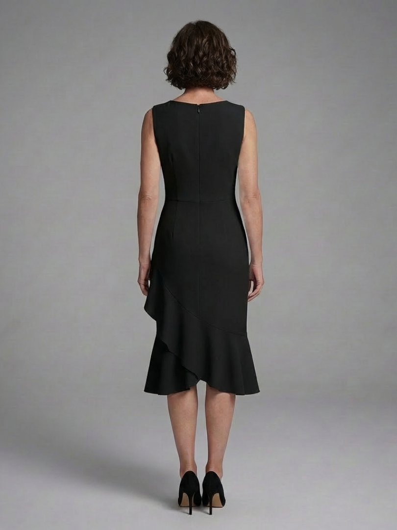Wrennala | Sleeveless Wrap Detail Midi Dress