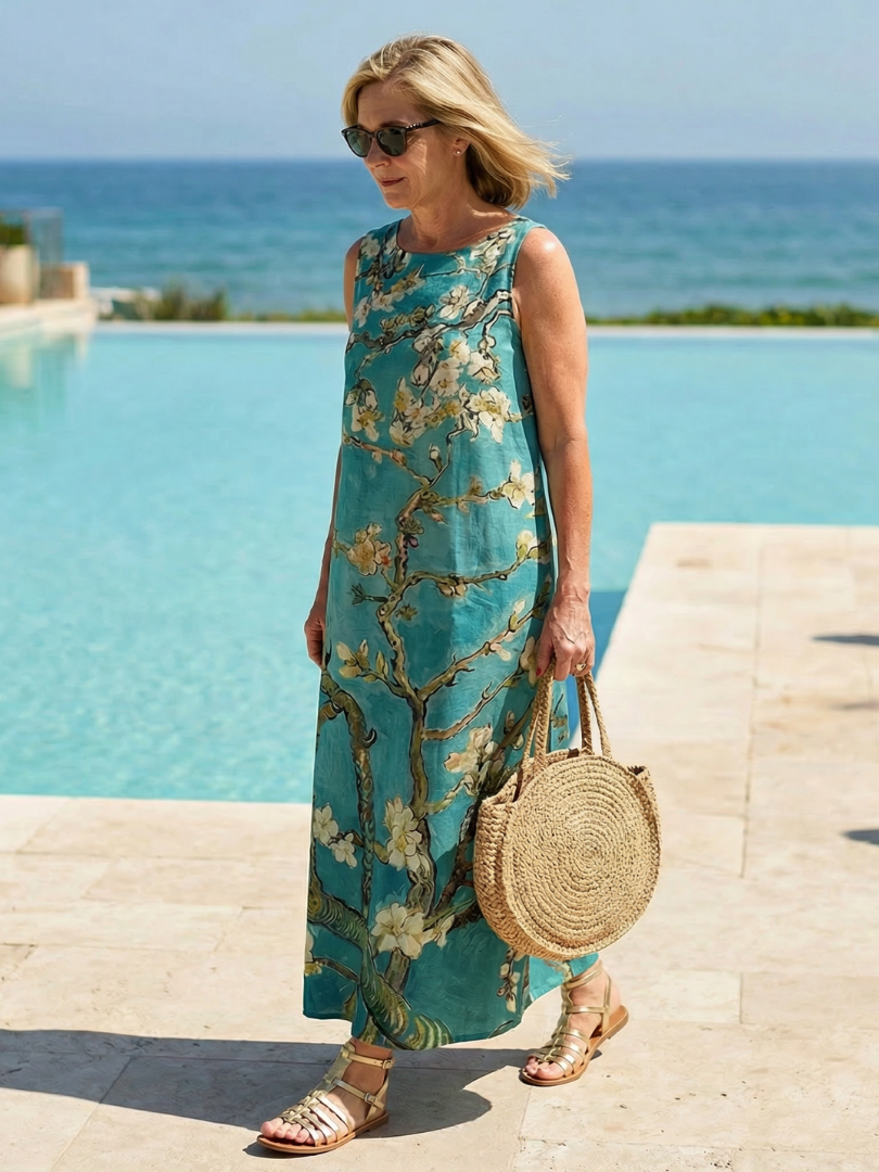 Vionia | Soft Line Midi Dress