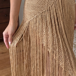 Corra | Halter Neck Crochet Fringe Detail Maxi Dress