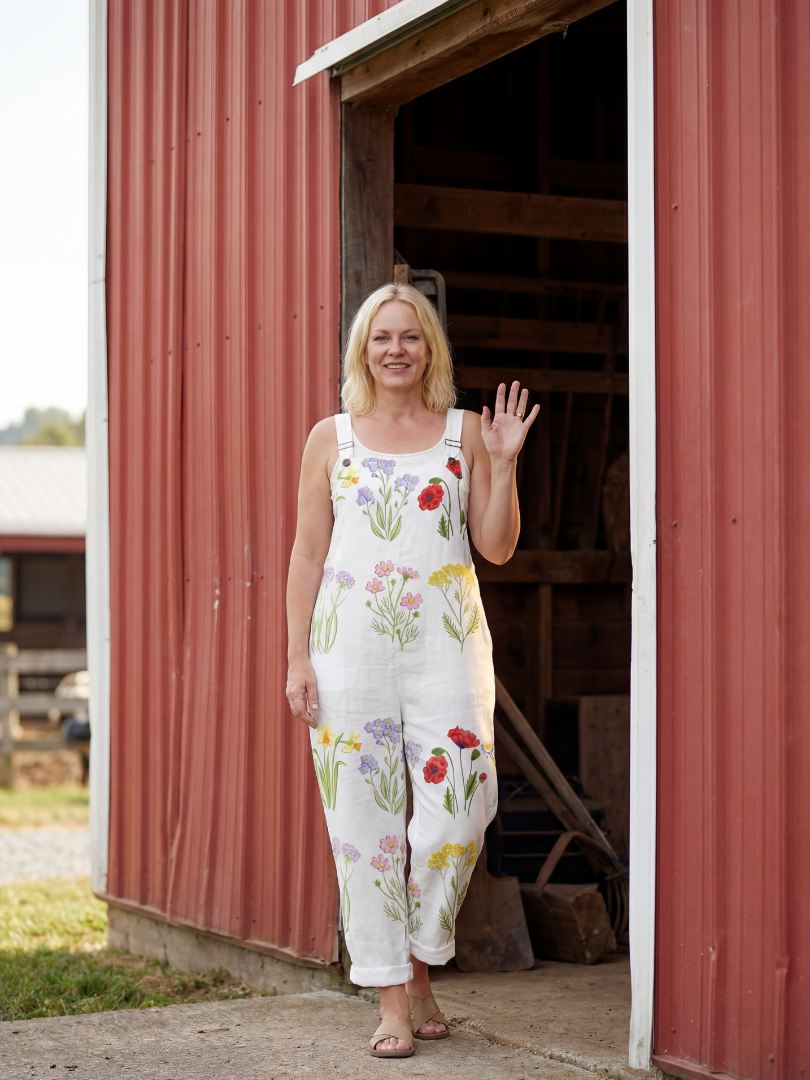 Elomarie | Garden Strap Jumpsuit