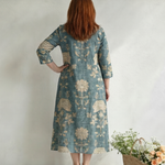 Lara | Gentle Shape Floral Midi Dress