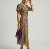 Marine | Relaxed Floral Midi Dress