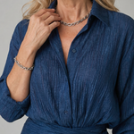 Orlavia | Long Sleeve Wrap Front Maxi Dress
