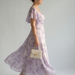 Clawen |  Flutter Sleeve Midi Dress