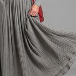 Velvia | Long Sleeve Turtleneck Defined Waist Midi Dress