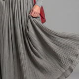 Velvia | Long Sleeve Turtleneck Defined Waist Midi Dress