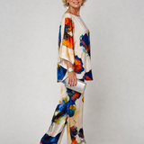 Milnia | Floral Two Piece Pant Set