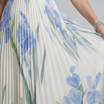 Lorlora | Sleeveless Square Neck Floral Print Midi Dress