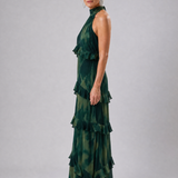 Coradra | Tiered Cutout Sleeveless Midi Dress