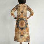 Theandra | Gentle Floral Midi Dress