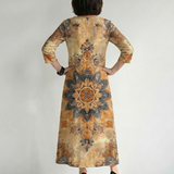 Theandra | Gentle Floral Midi Dress